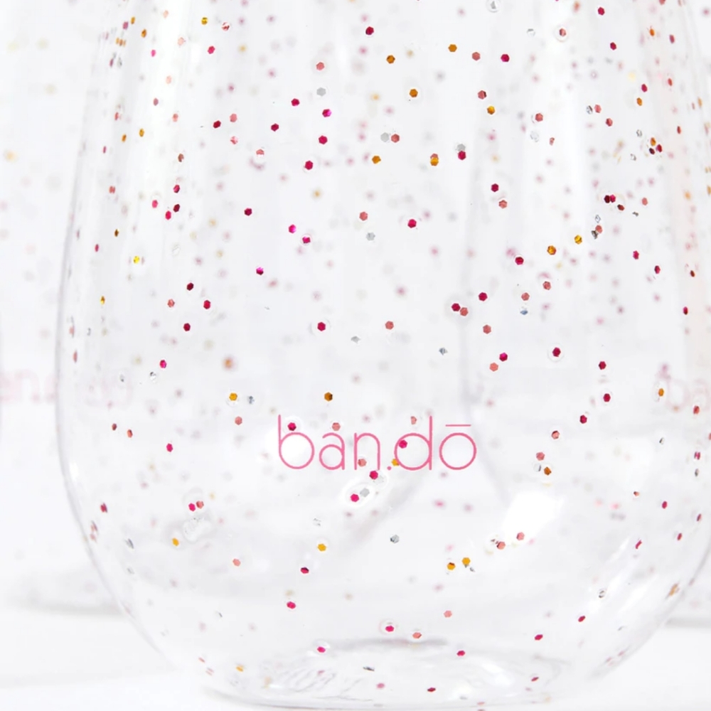 Ban.do acrylic stemless wine glasses